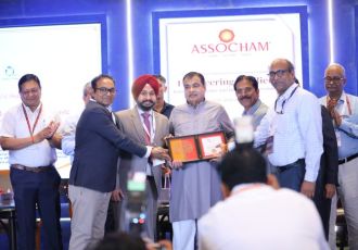 CSIR-CRRI & BPCLimited received ASSOCHAM Achiever Award 2026 in the category of Innovative construction materials and Products for jointly developing “Technical Textiles Geocell From end of life plastic waste.