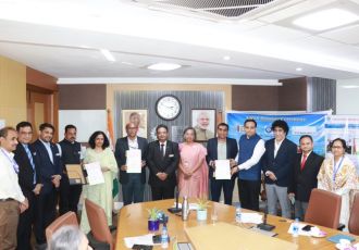 An MoA has been signed between CSIR-CRRI, The Institute of Indian Foundrymen IIF, and Suyog Elements to advance R&D on Waste Foundry Sand (WFS) utilization in road construction