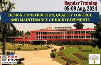 Design, Construction, Quality Control and maintenance of  Rigid Pavements