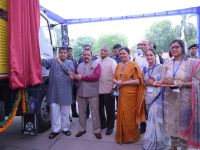 Inauguration of Patch Fill Machine for Pothole Repair and Mobile Cold Mixer cum Paver Machine