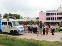 Dr. Ch. Ravi Sekhar, Director flagged off newly procured Network Survey Vehicle (NSV) graced by Dr. T. Bhaskar, Director, CSIR-AMPRI.