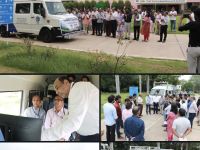 Dr. Ch. Ravi Sekhar, Director flagged off newly procured Network Survey Vehicle (NSV) graced by Dr. T. Bhaskar, Director, CSIR-AMPRI.