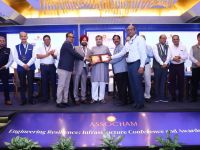 CSIR-CRRI & BPCLimited received ASSOCHAM Achiever Award 2026 in the category of Innovative construction materials and Products for jointly developing “Technical Textiles Geocell From end of life plastic waste.