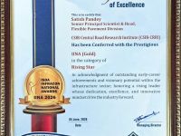 Heartiest congratulations to Dr.G. Bharath (Principal Scientist) & Sh.Satish Pandey (Sr. Principal Scientist) on winning the prestigious IIN-GOLD AWARD ('Rising Star' category) at the ISDA INFRACON National Awards 2026