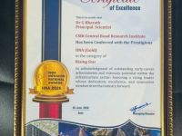 Heartiest congratulations to Dr.G. Bharath (Principal Scientist) & Sh.Satish Pandey (Sr. Principal Scientist) on winning the prestigious IIN-GOLD AWARD ('Rising Star' category) at the ISDA INFRACON National Awards 2026