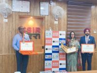 CSIR-CRRI enter the India & Asia Book of Records for constructing the 1st road section using Technical Textiles Geocell made from end-of-life plastic.