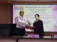 On International LabourDay, CSIR-CRRI held an awareness & empowerment session for women staff by Dr. Manleen Kaur, Advocate (Supreme Court), shared insights on rights under the POSH Act 2013.