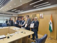 Four MoUs were signed in presence of Hon'ble Minister Sh. Bhupender Yadav to implement a Standard Framework & Road Asset Management System for sustainable urban roads.
