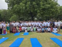 CSIR-CRRI has been awarded the 'Yoga Sangam Patra' by the Ministry of Ayush for organizing the Yoga Sangam event on June 21, 2026.